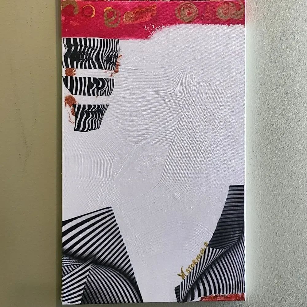 Abstract Artwork Contemporary Original with Artist Signature. - Picture 3 of 3